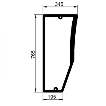 Переднее нижнее правое стекло трактор John Deere серия 5080G, 5090G, 5090GH 2222206 фото