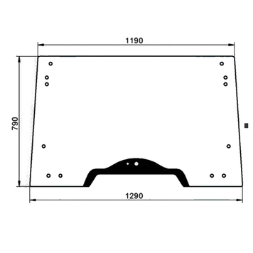 Переднє скло трактор Claas Celtis RA RC RX 426 436 442 456 2453 фото
