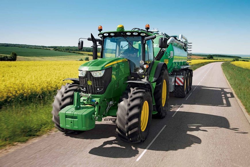 Скло правої фари трактор John Deere серія R і M 6105R - 6210R, AL206153  2222584 фото
