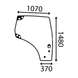 Стекло правая дверь New Holland T 6010 6020 6030 6040 6050 6060 6070 6080 6090 7030 7040 7060 1265 фото 2