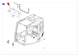 Стекло переднее нижнее экскаватора Komatsu PC78MR,&nbsp;PC78MR-6,&nbsp;PC128US-2,&nbsp;PC138 US-2 22B-54-15811 фото 2