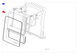Стекло лобовое мини экскаватора Komatsu PC22MR-3, PC26MR-3 3149 фото 2