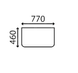 Стекло переднее нижнее мини экскаватора Komatsu PC22MR-3, PC26MR-3 3153 фото 1