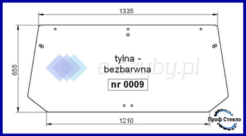 Стекло CASE CS 78 80 85 86 90 94 100 105 110 120 130 150 заднее 9 фото