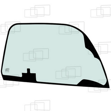 Скло бічне праве JCB 532-70AG, 536-95AG, 538-60AG, 538-70AG, 542-70AG (od 2018) 2225352 фото