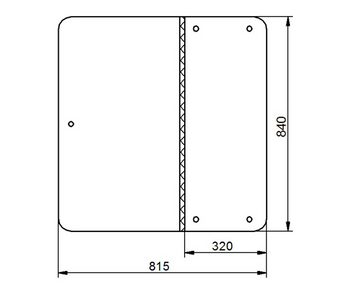 Скло заднє JCB 525-58 serie 00561000-00580000 2222446 фото