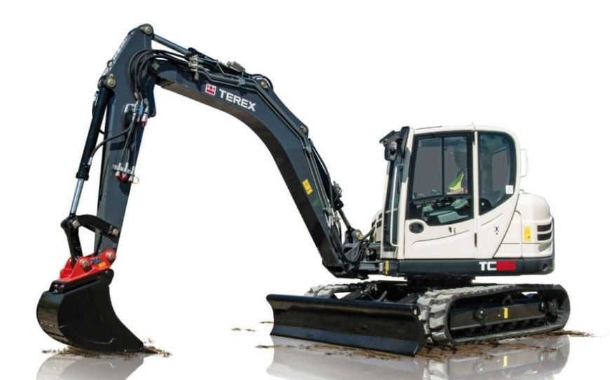 Скло заднє екскаватор Terex TC85, TC125 (TIER 4) 5040000151 фото