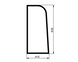 Стекло боковое левое JCB 520 serie 00280300-00281662 520-55 serie 00277001-00278999 520-55 serie 00279000-00279597 2222432 фото 2